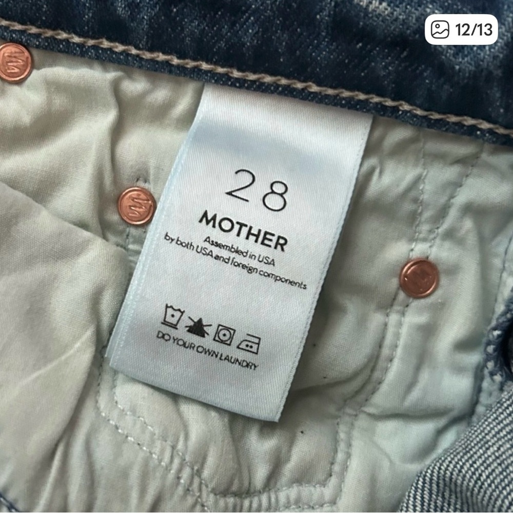 Mother Denim tomcat ankle fray - Picture 6 of 7